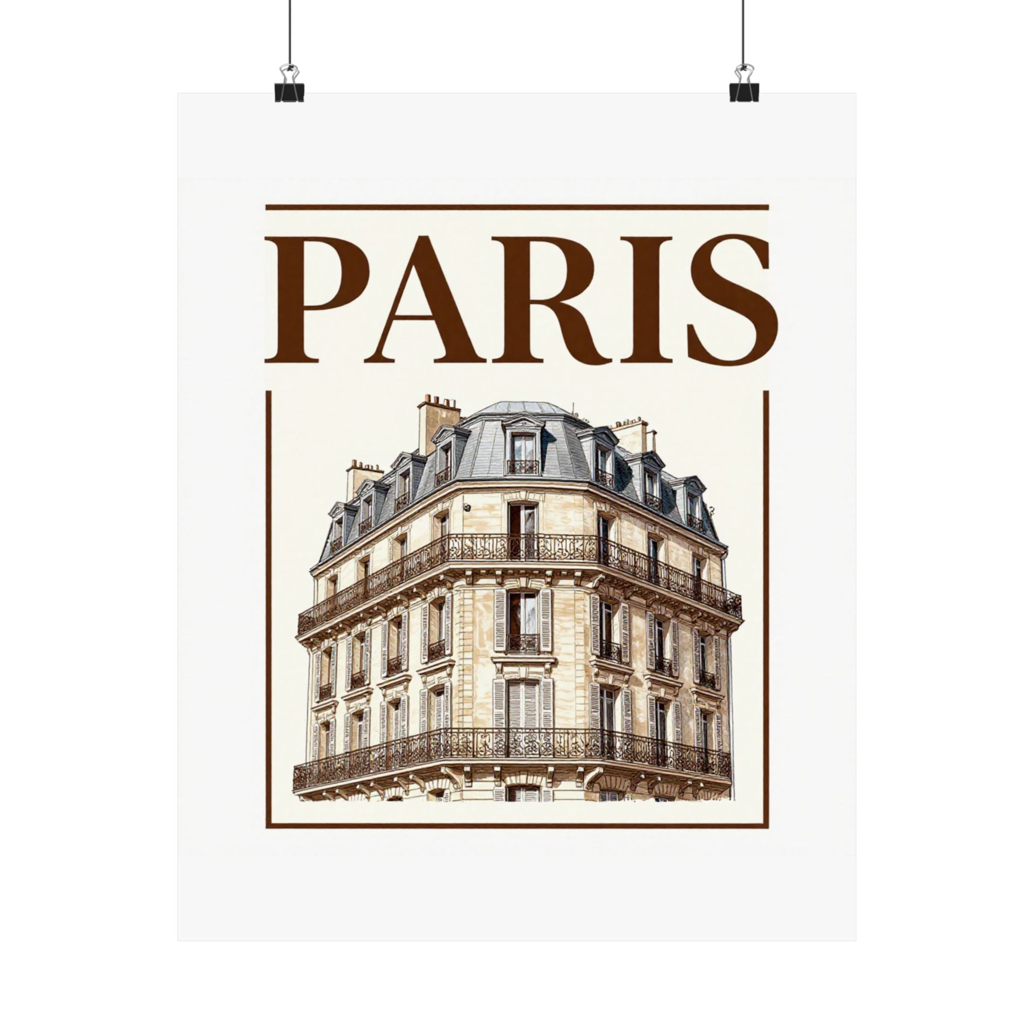 Paris Journal Poster