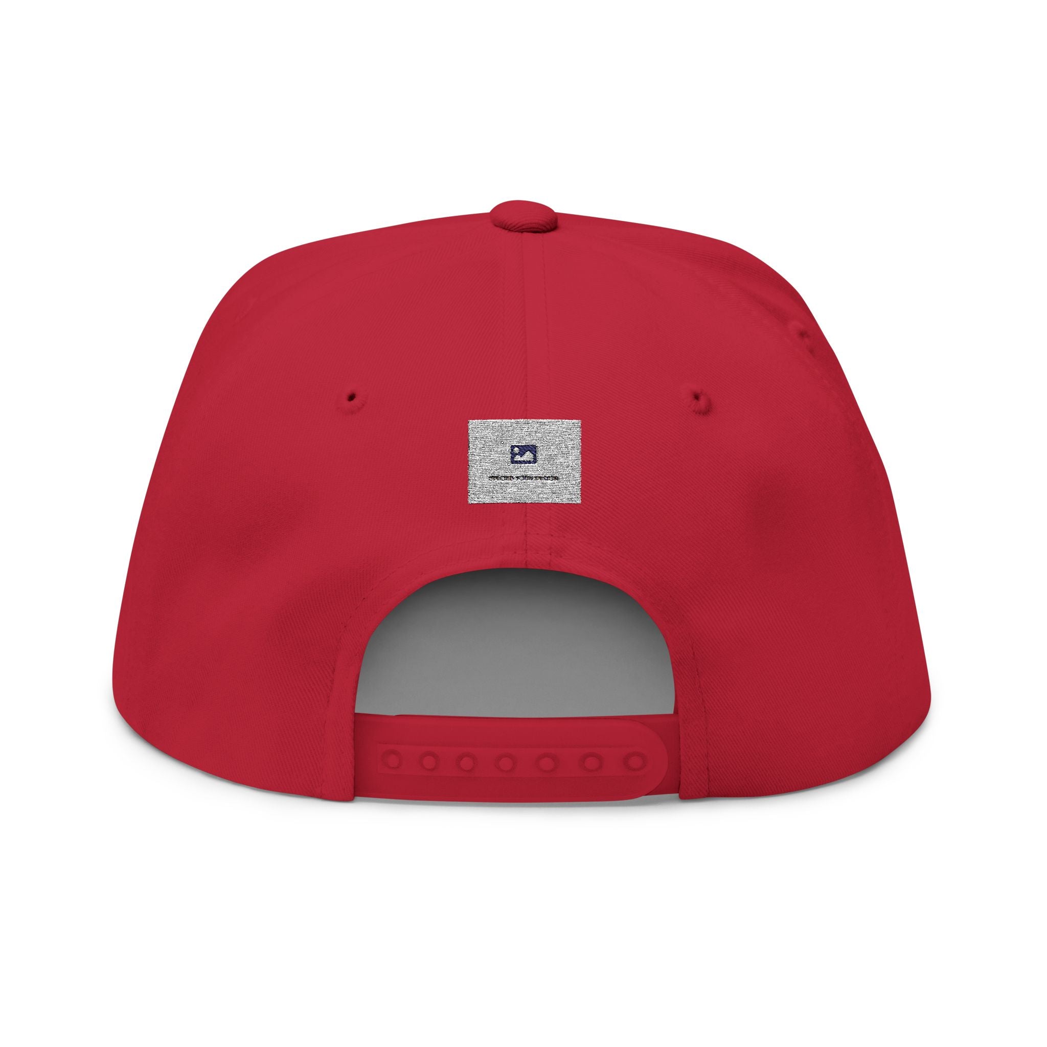 Embroidered Flat Brim Cap