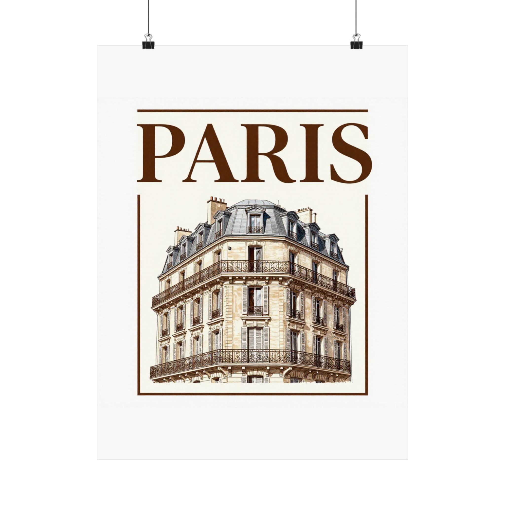 Paris Journal Poster