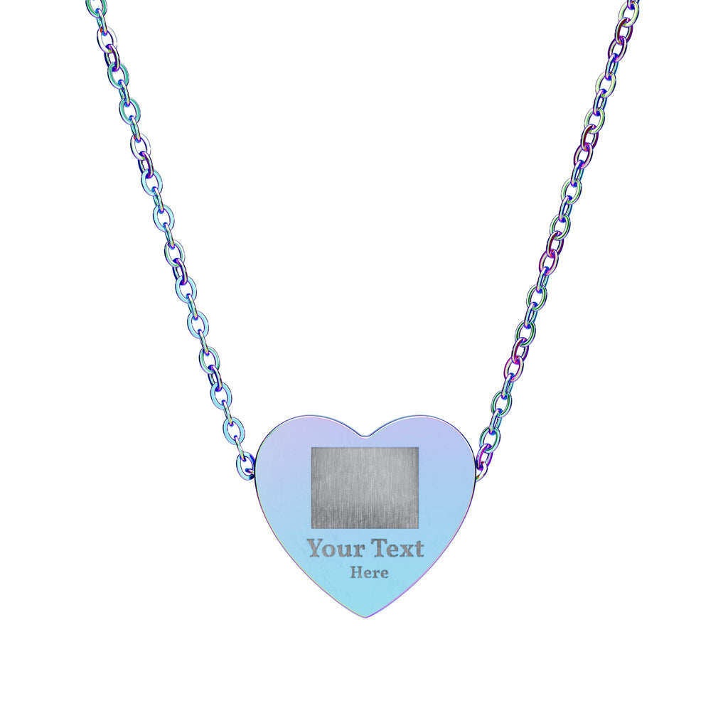 Engravable Heart Necklace