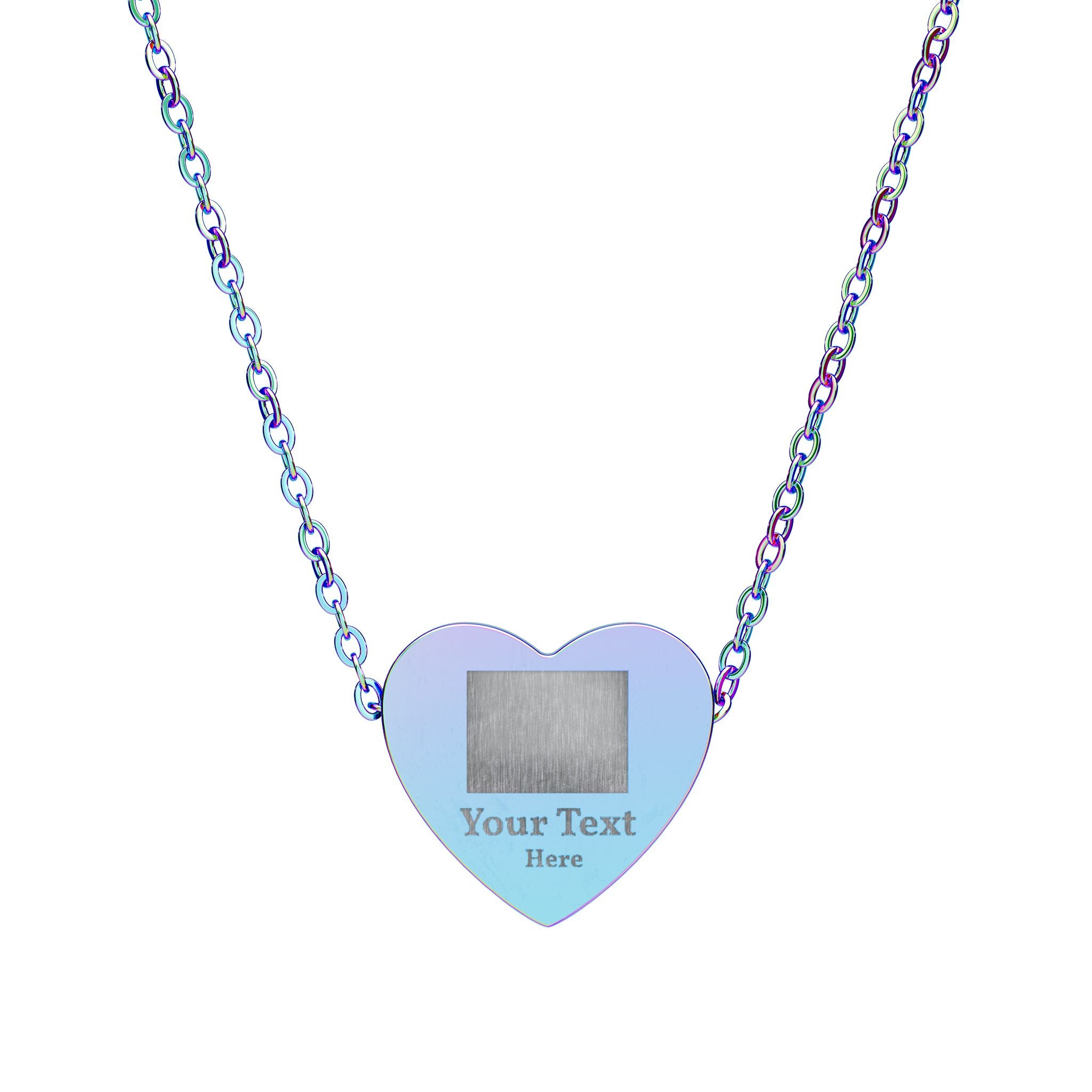 Engravable Heart Necklace