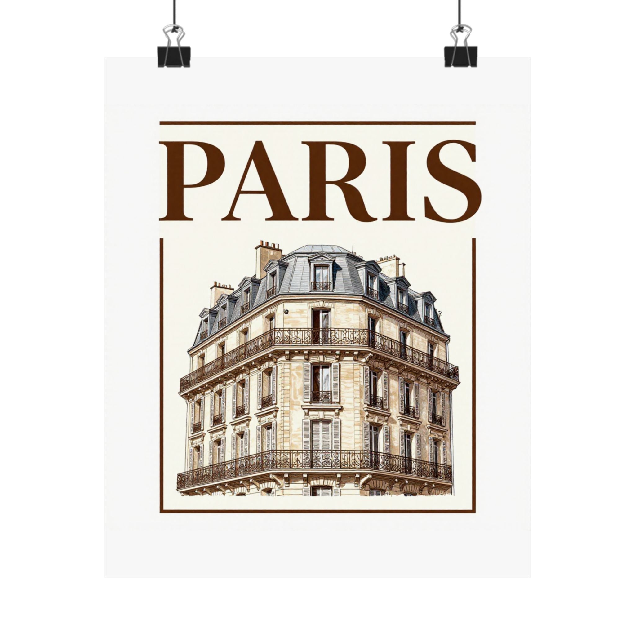 Paris Journal Poster