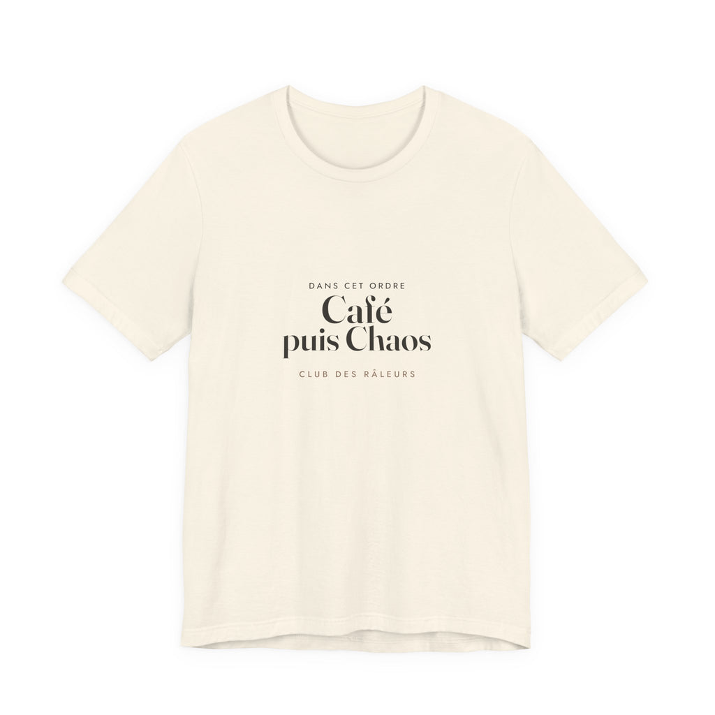 Café puis Chaos Tee