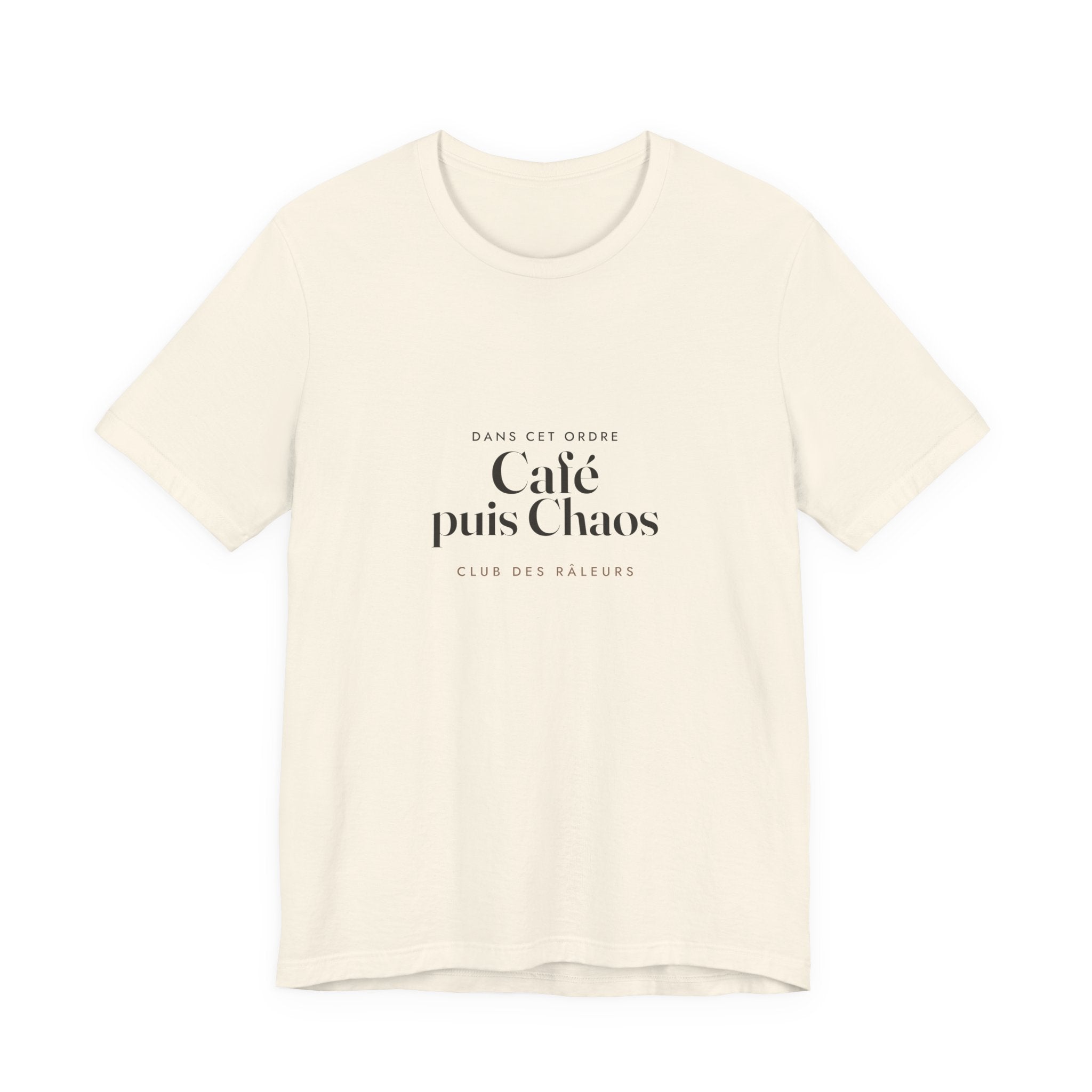 Café puis Chaos Tee