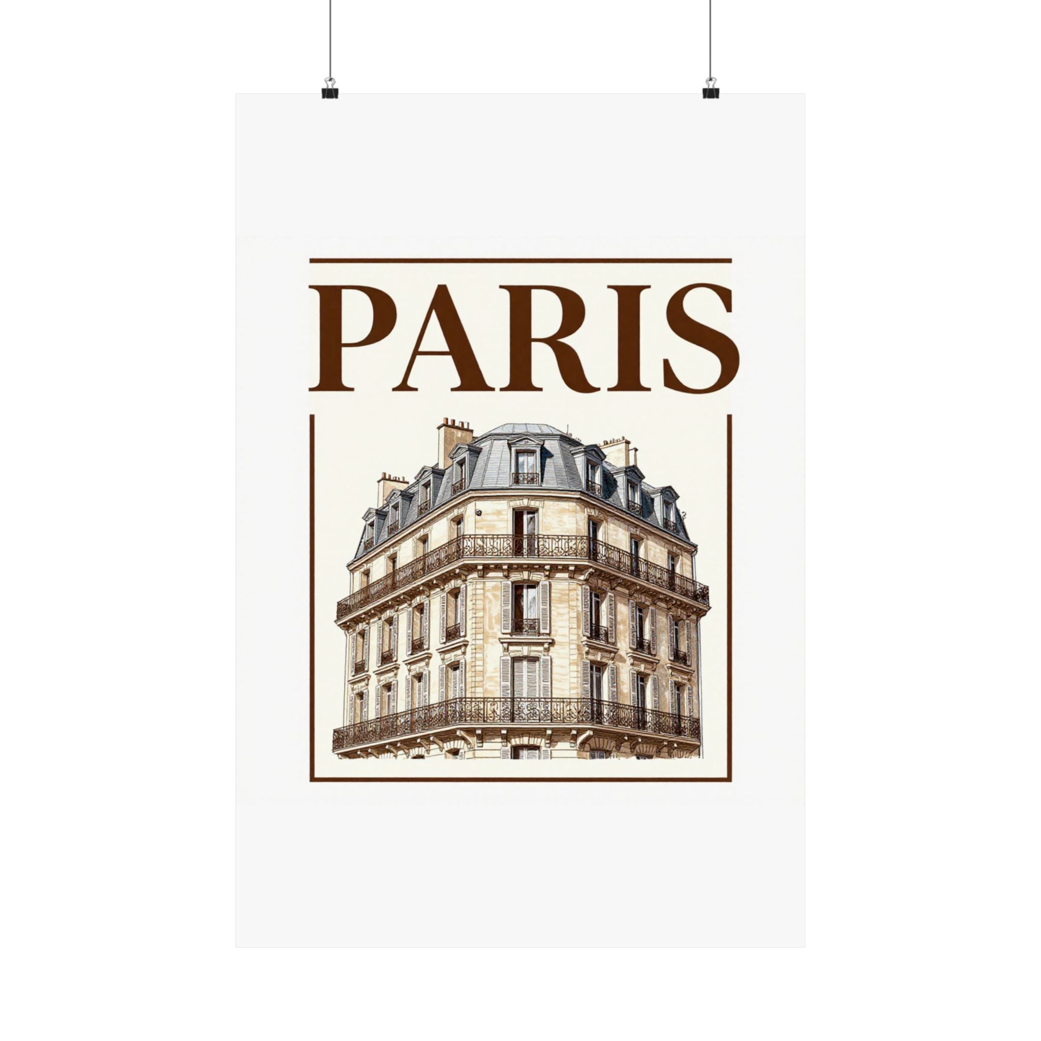 Paris Journal Poster