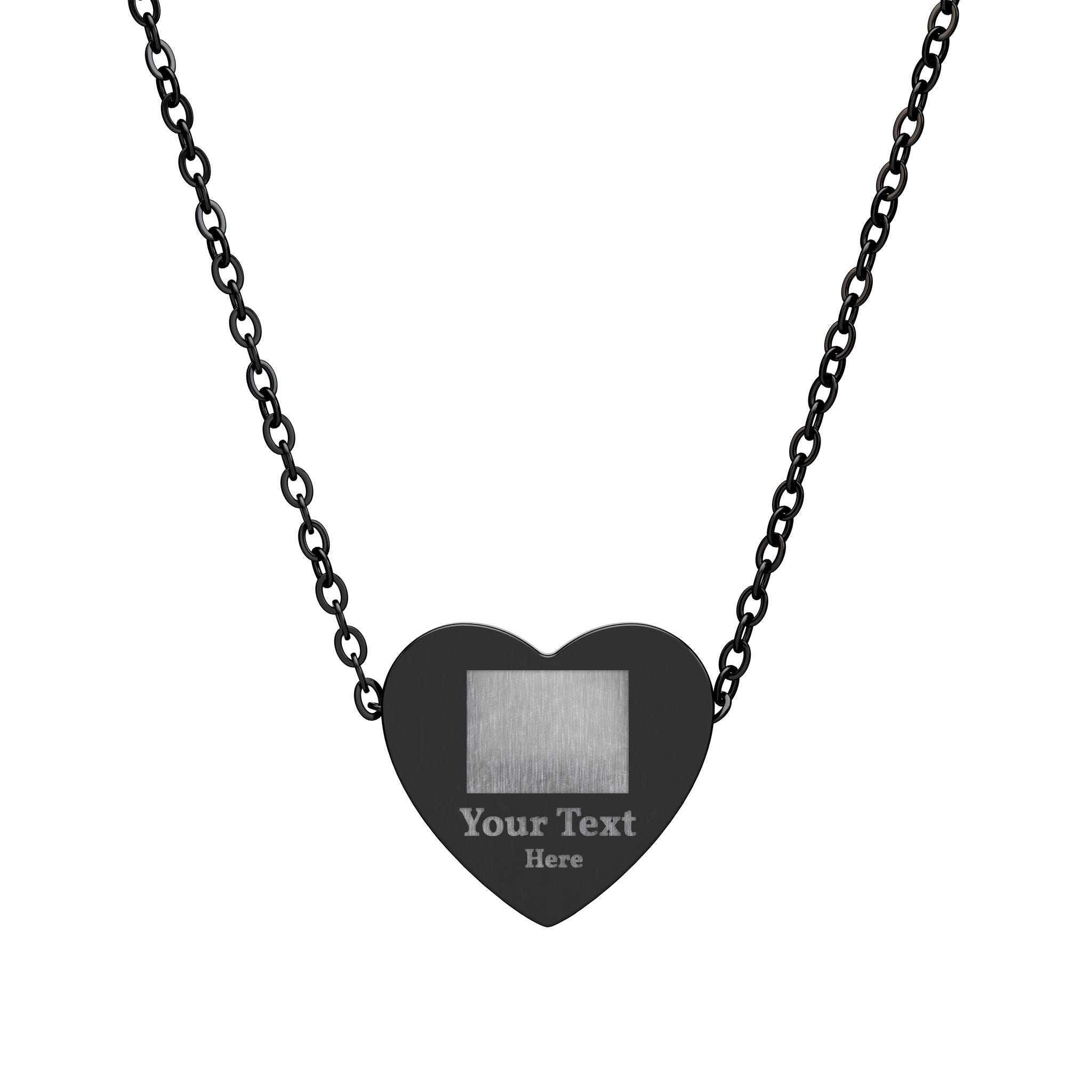 Engravable Heart Necklace