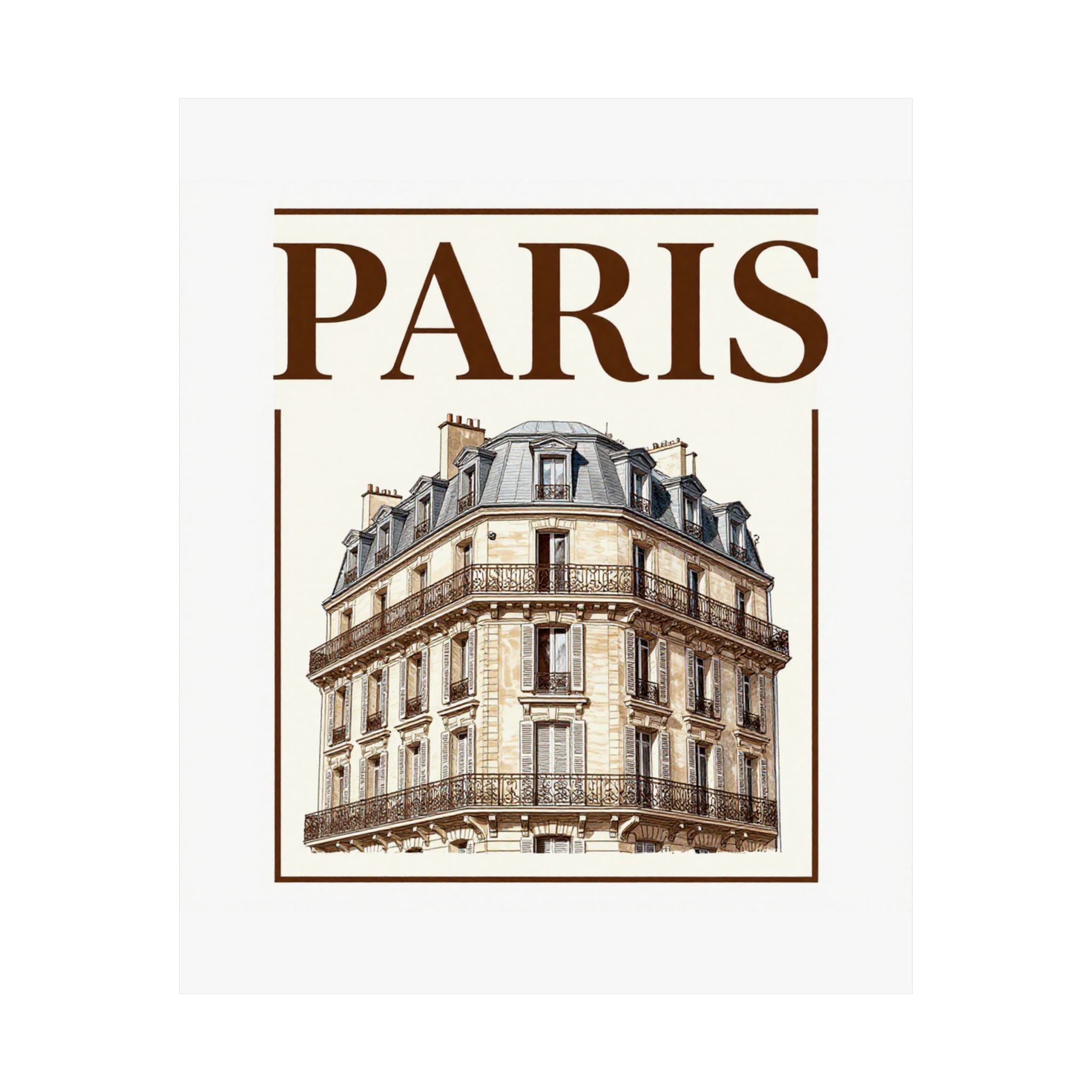 Paris Journal Poster