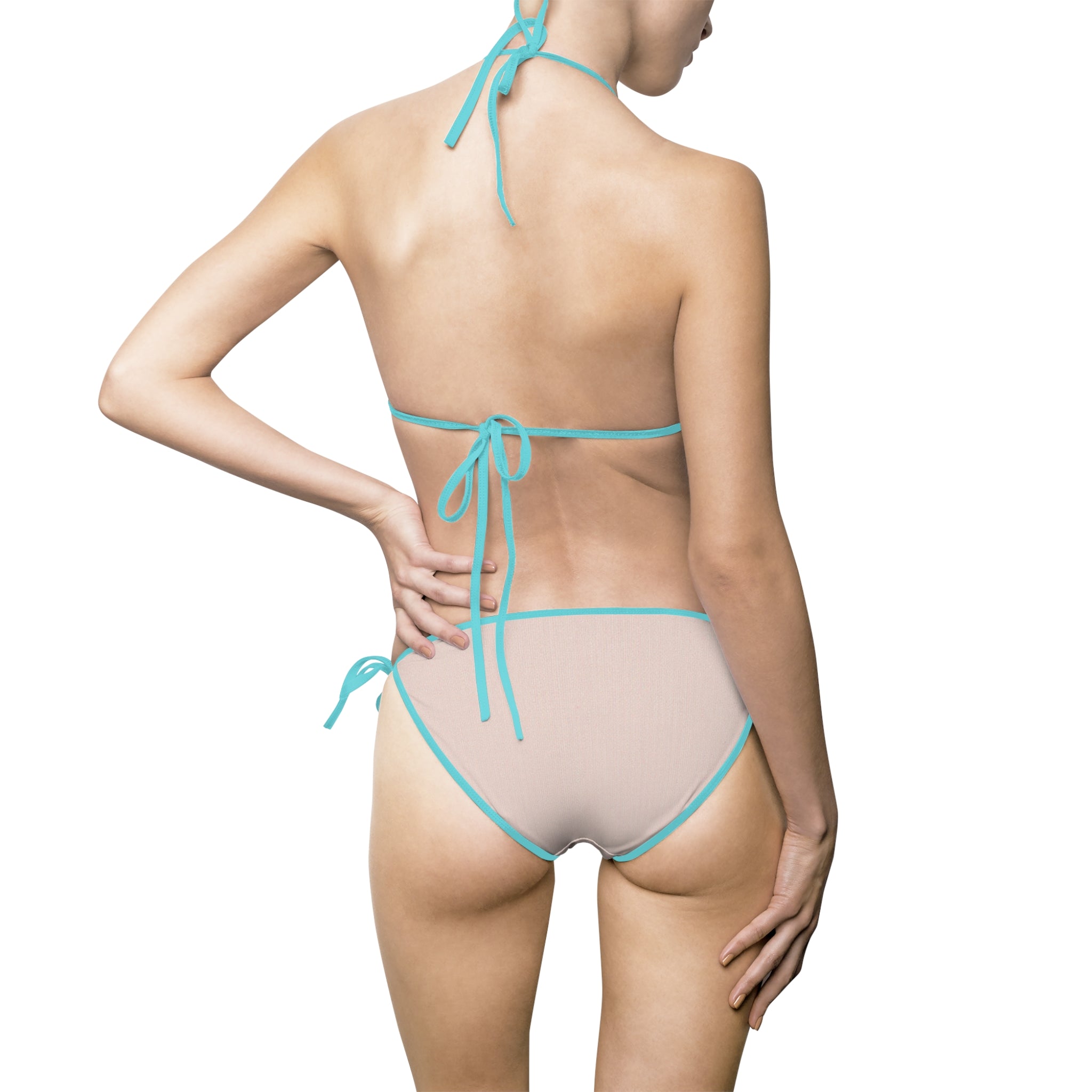 Emma Blush Ribbed Bikini