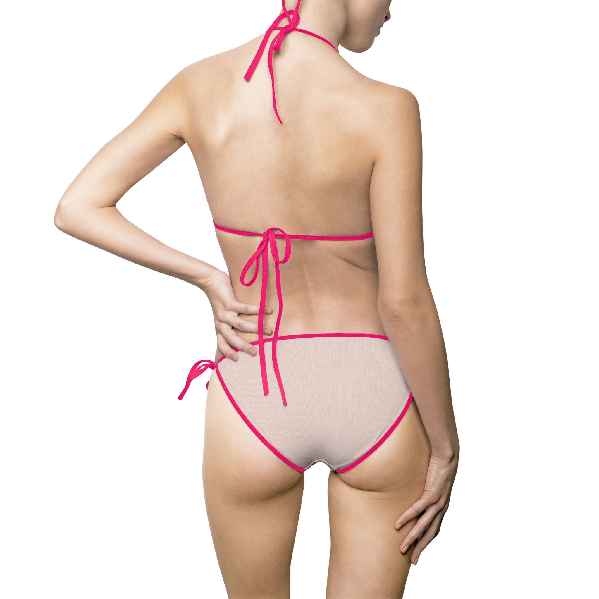 Emma Blush Ribbed Bikini