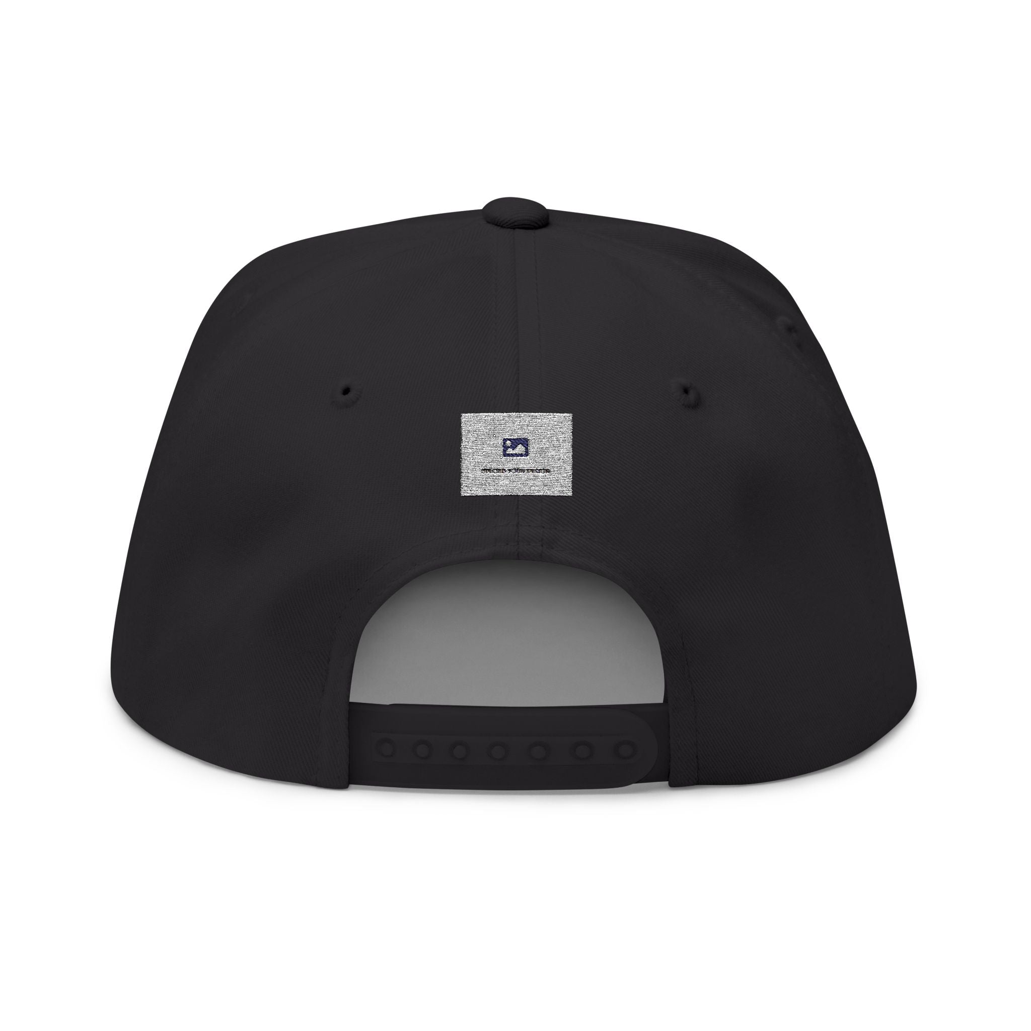 Embroidered Flat Brim Cap