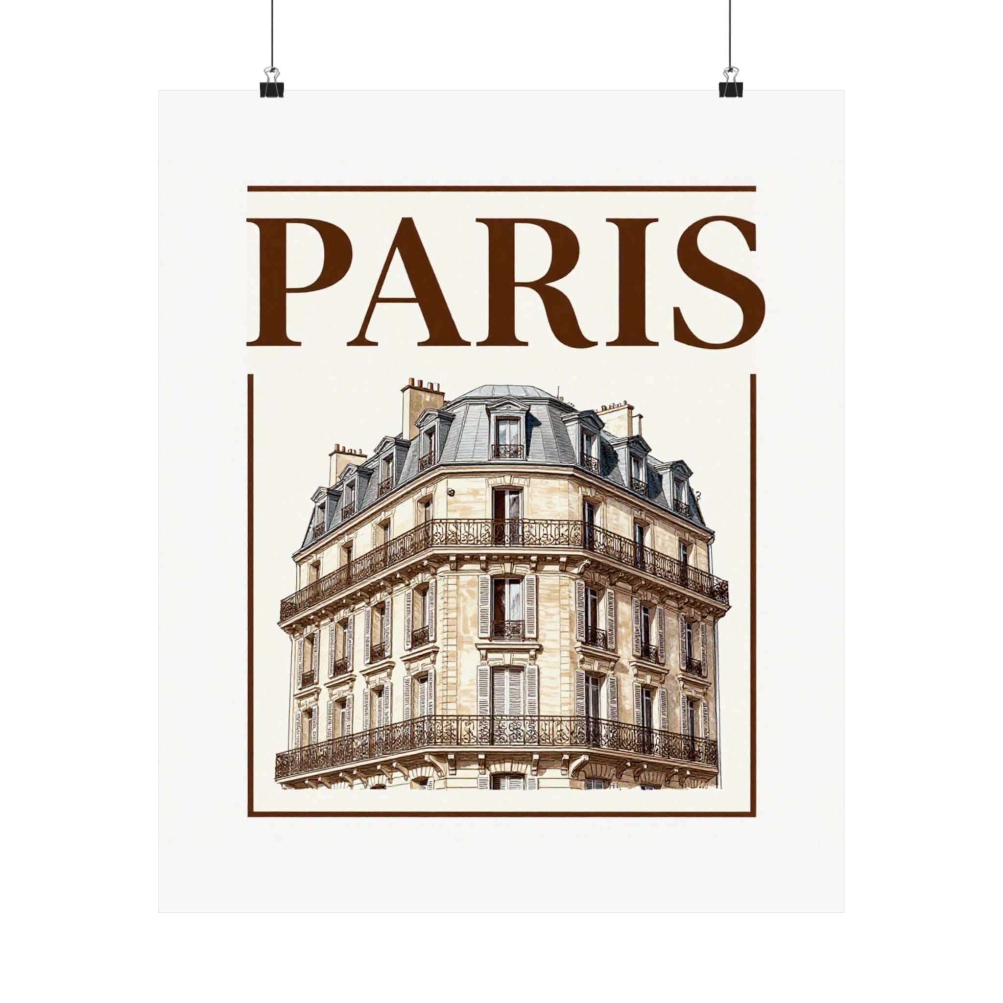 Paris Journal Poster
