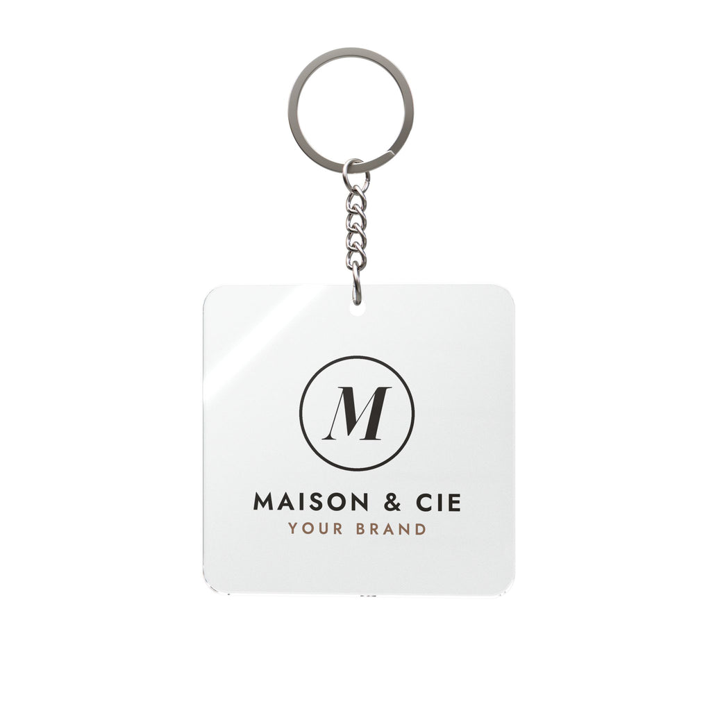 Custom Monogram Keychain