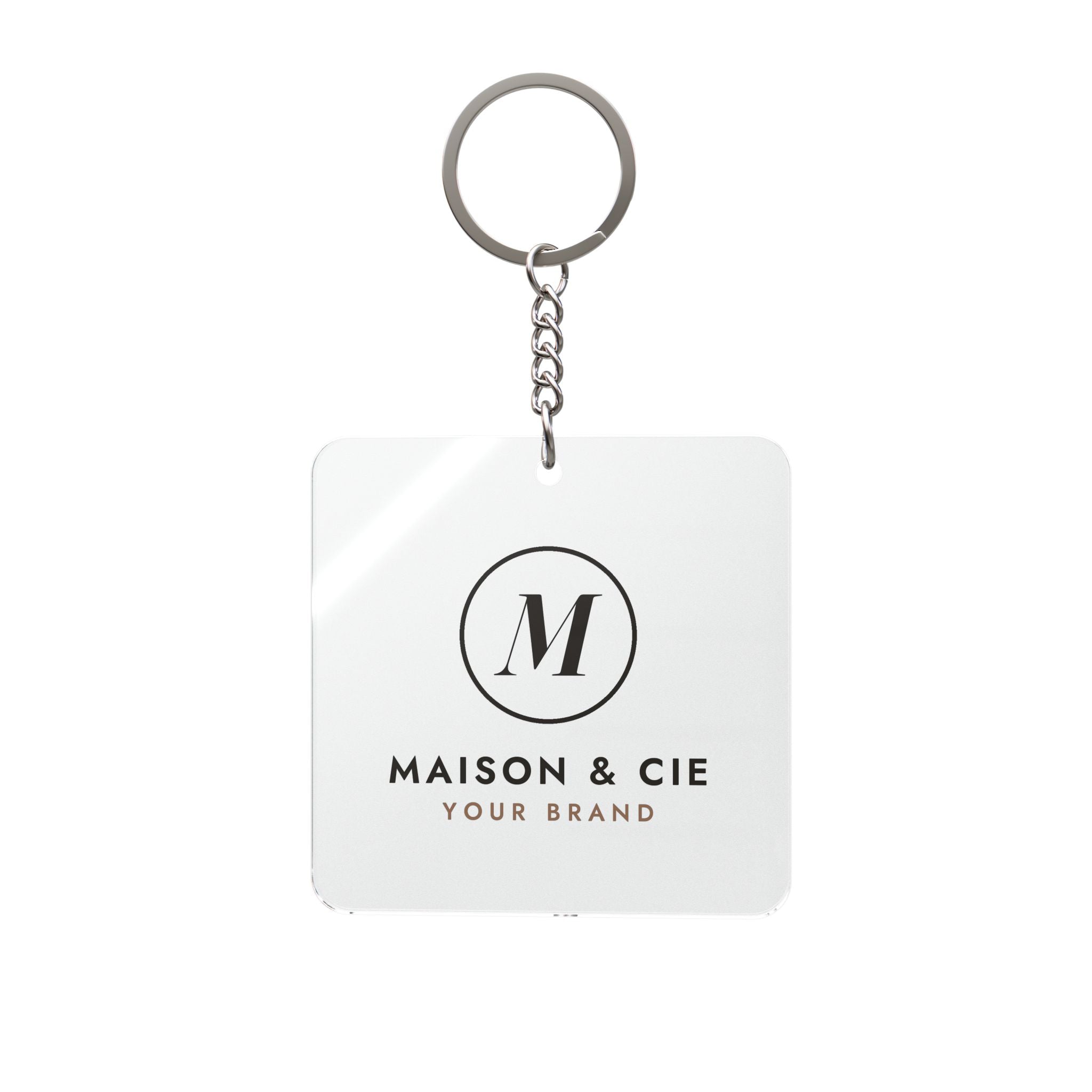 Custom Monogram Keychain