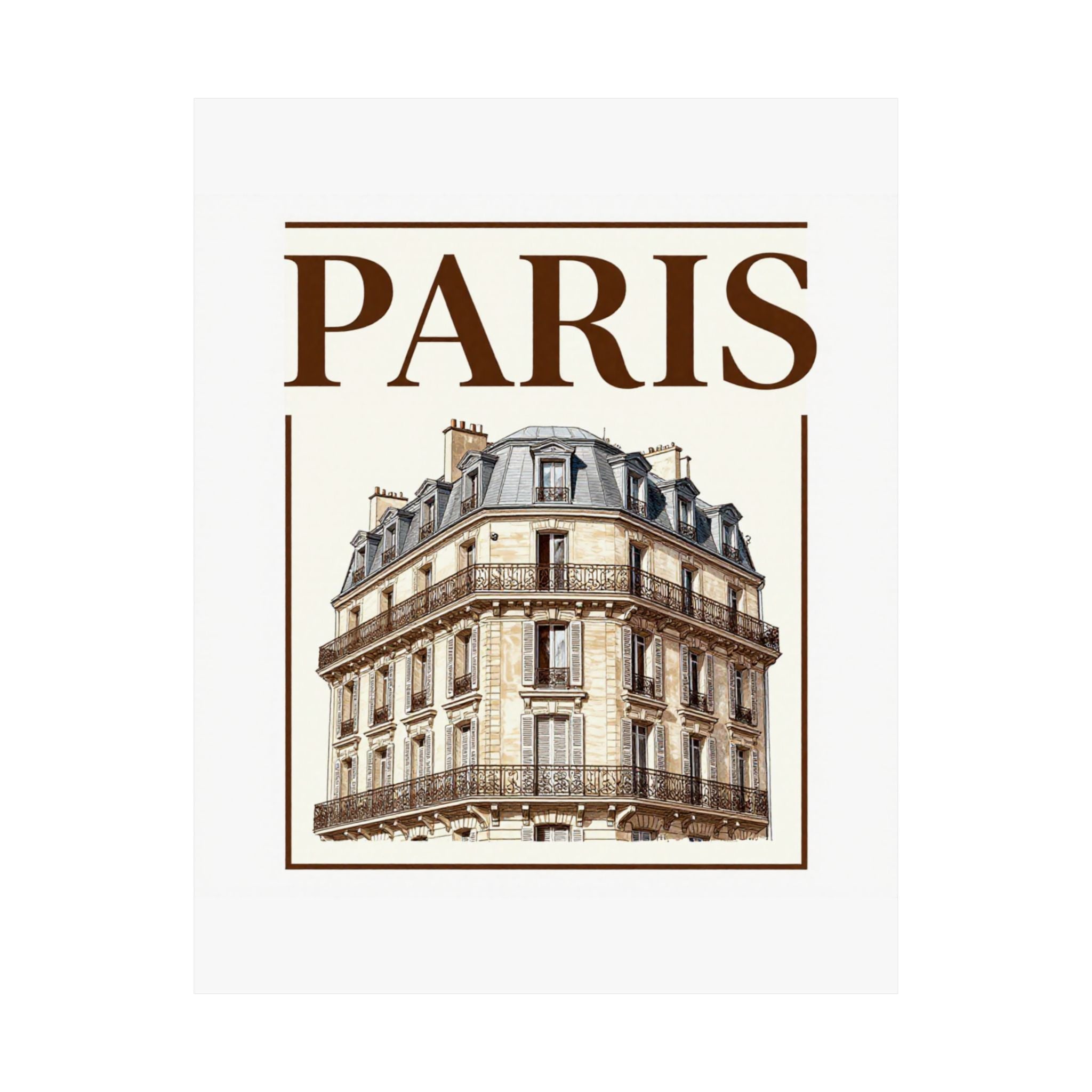 Paris Journal Poster