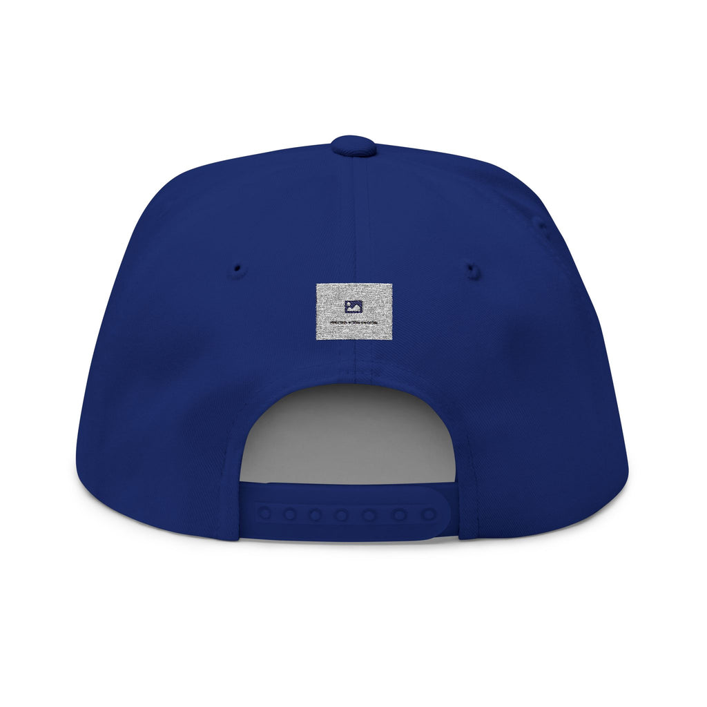 Embroidered Flat Brim Cap