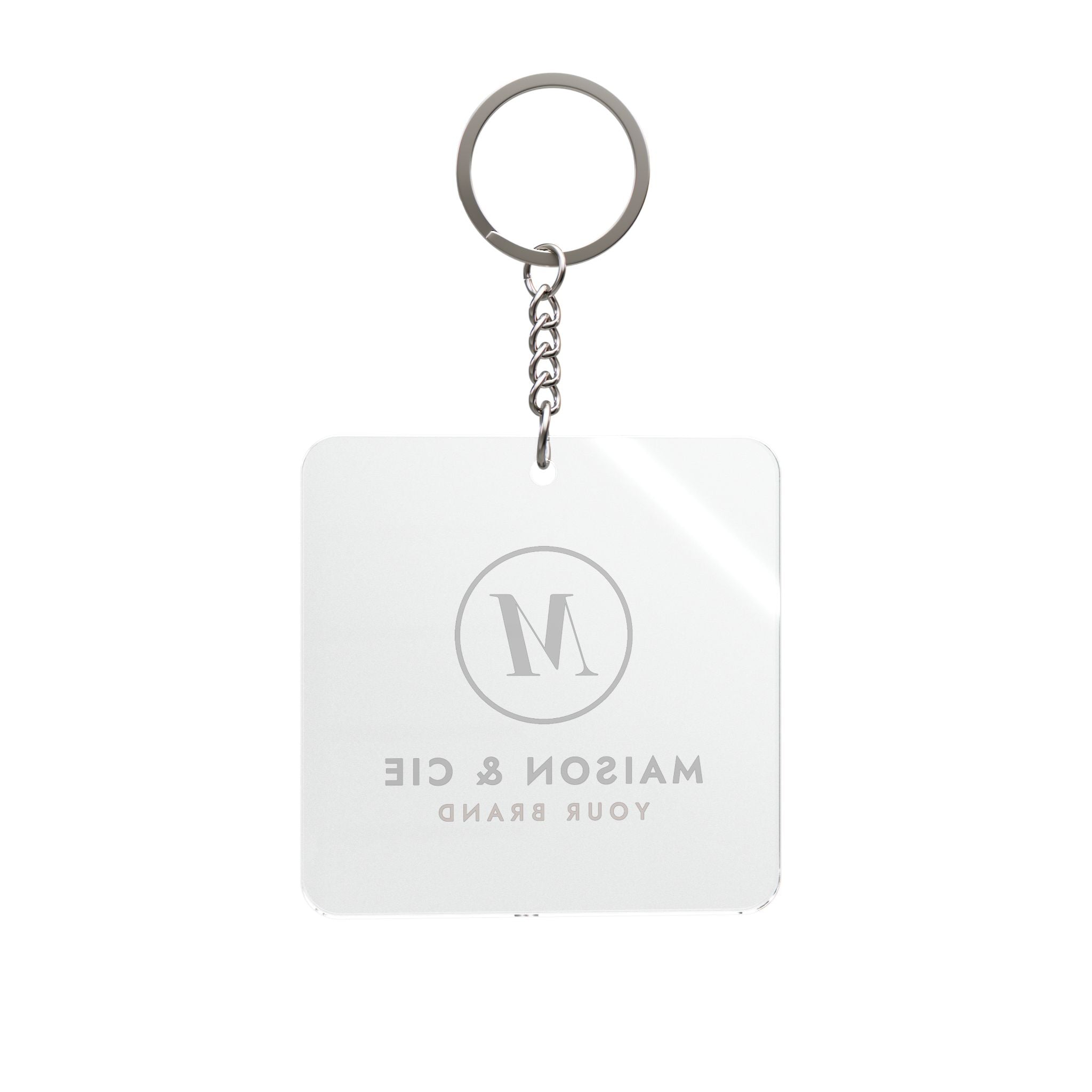 Custom Monogram Keychain