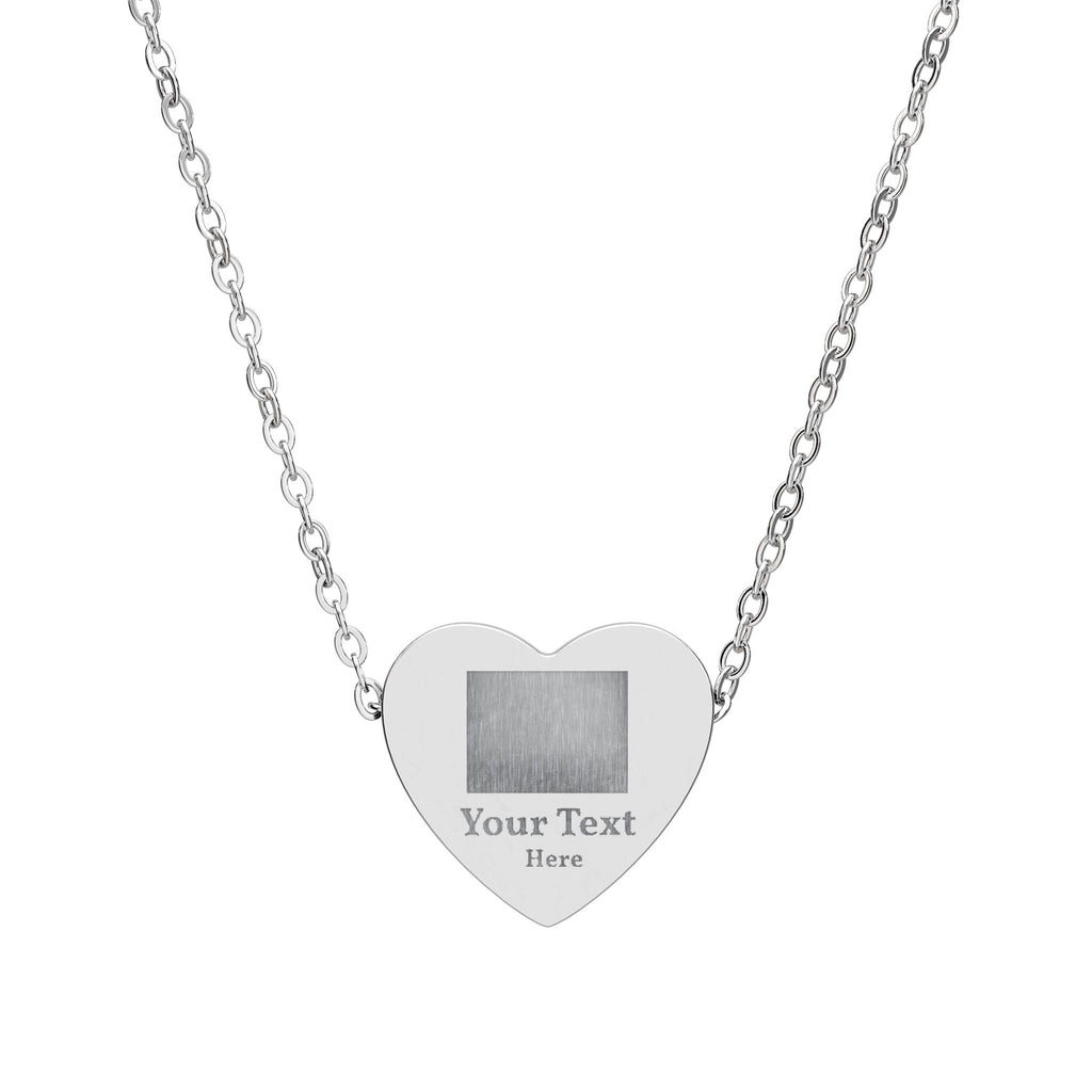 Engravable Heart Necklace