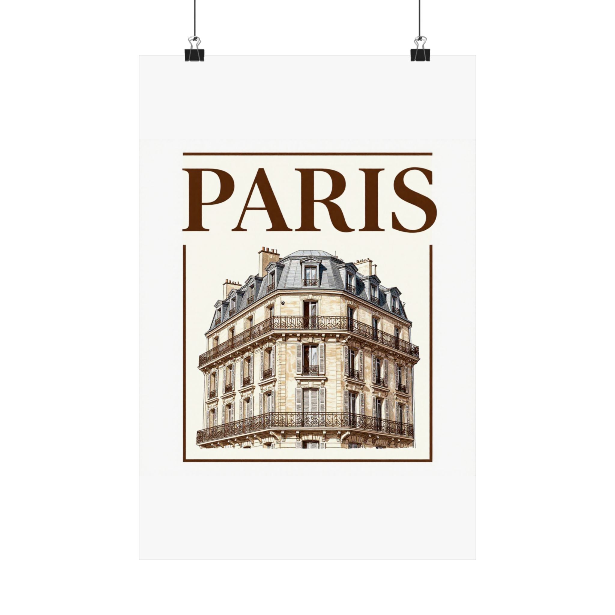 Paris Journal Poster