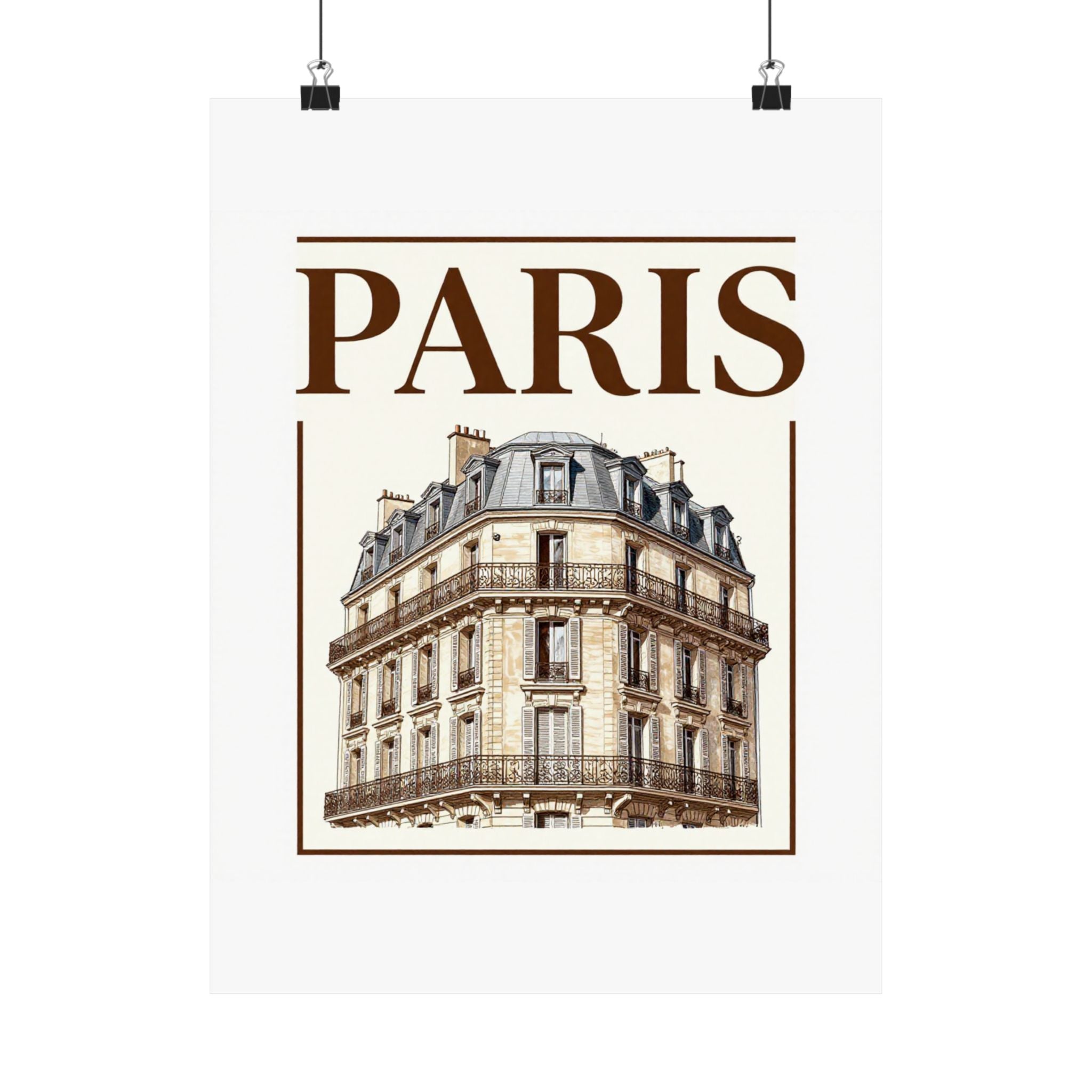 Paris Journal Poster