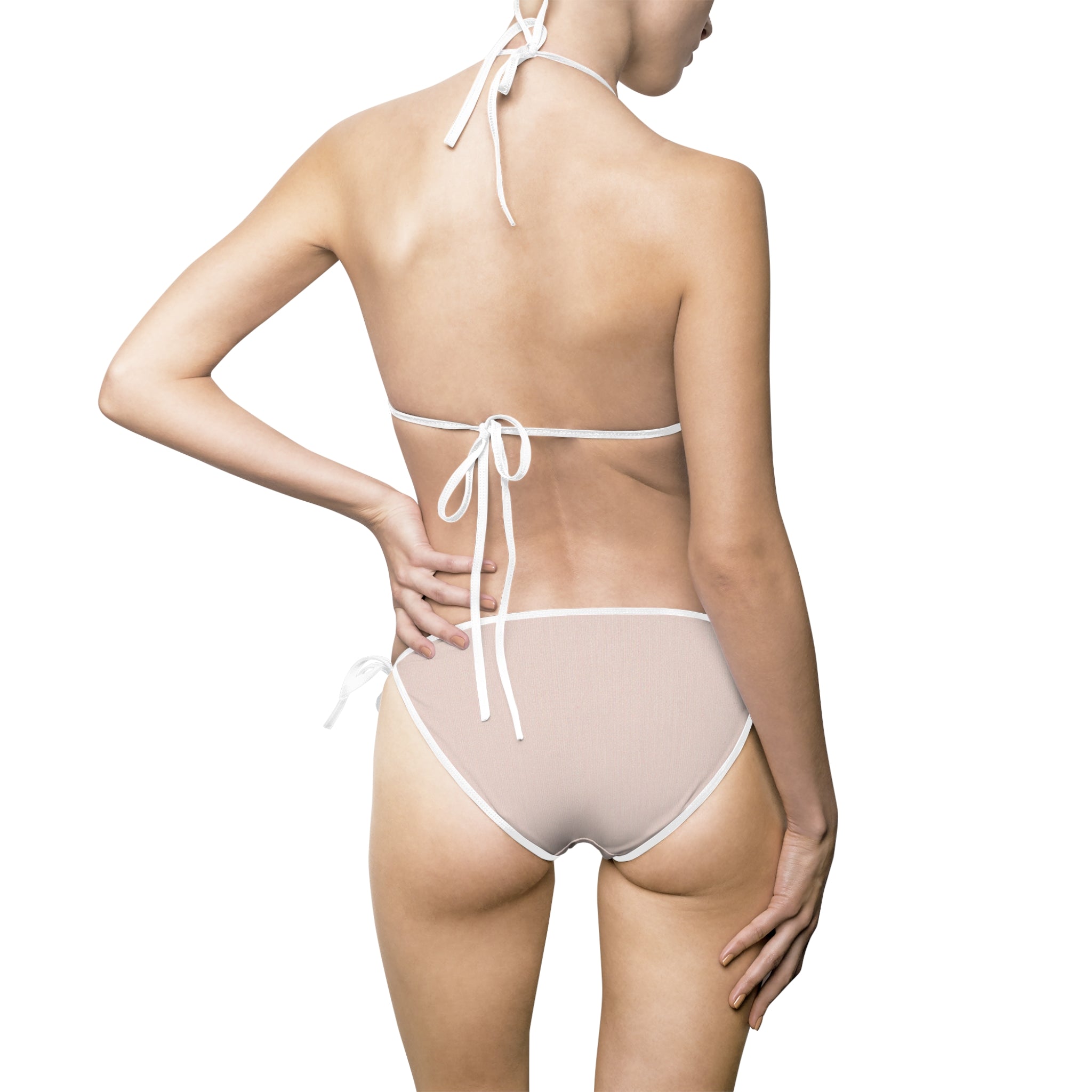 Emma Blush Ribbed Bikini