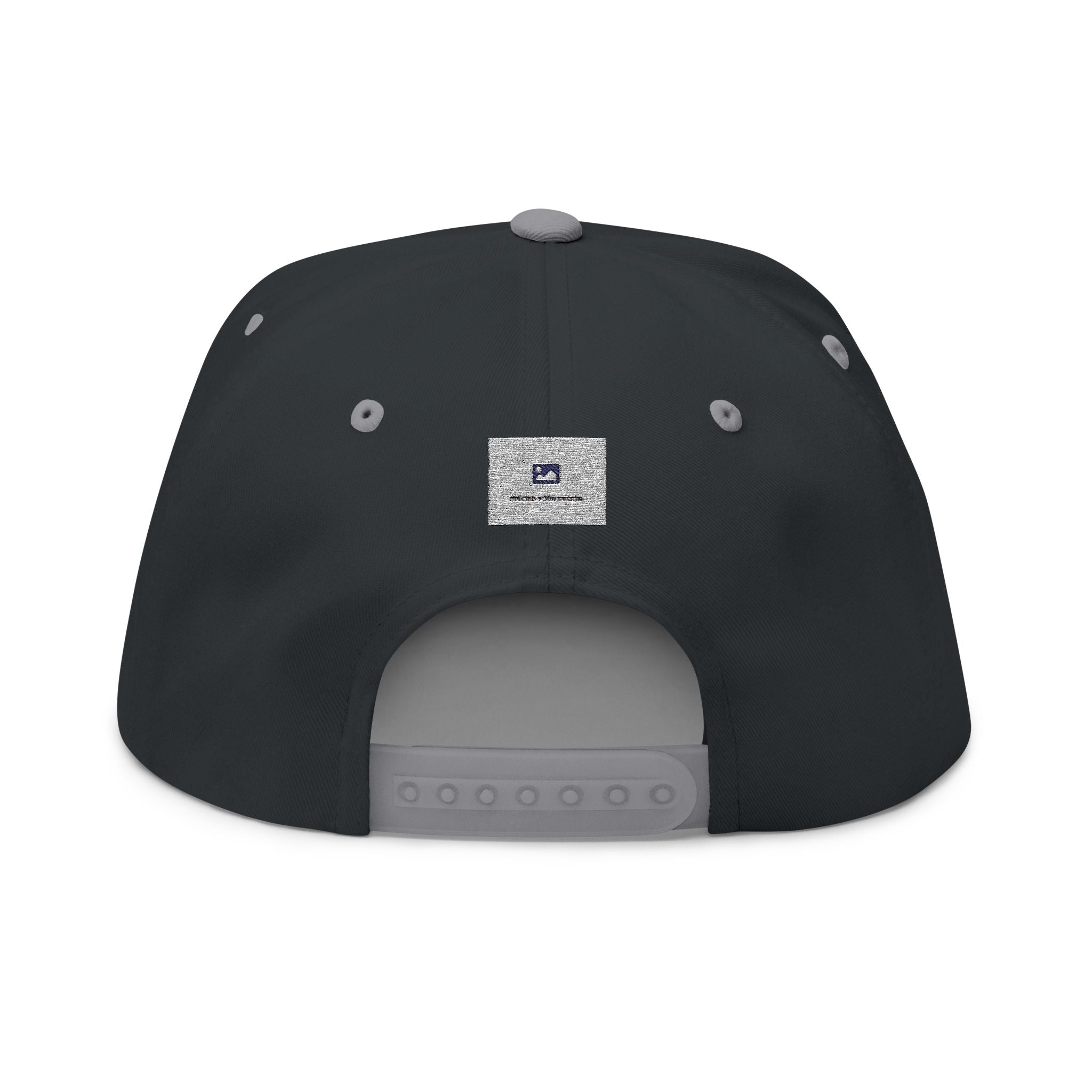 Embroidered Flat Brim Cap