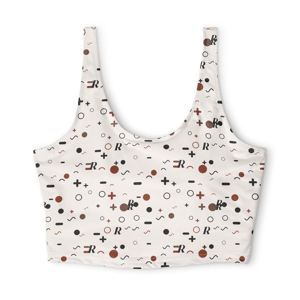 Chaos Print Sports Bra