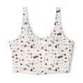 Chaos Print Sports Bra